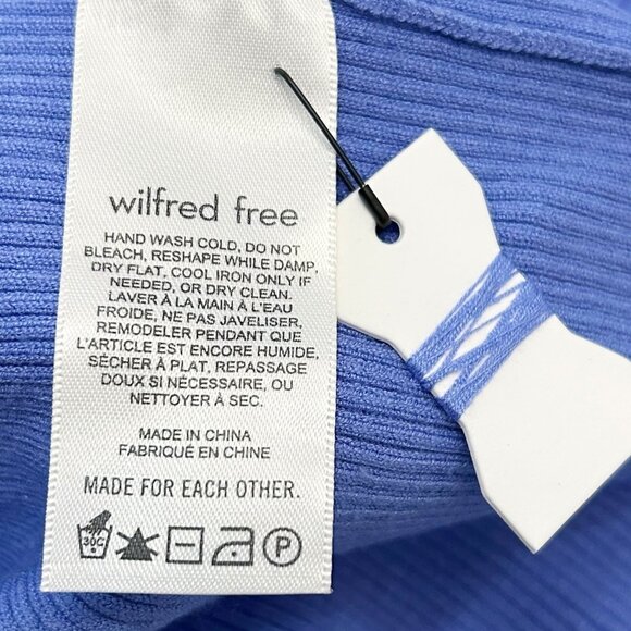 WILFRED ARITZIA Cut-out Knit Mini Dress Medium NWT - Picture 8 of 14